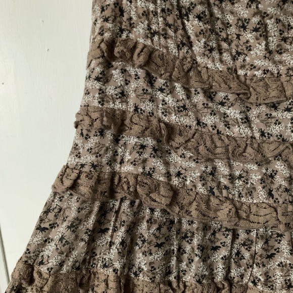 Kensie boho ruffled A-line dress - Picture 2 of 7